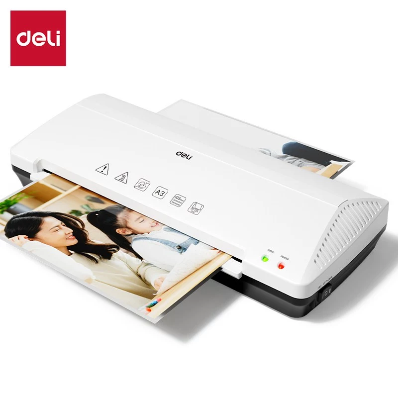 DELI Office Laminator ET105 A3 - Kuum ja külm, 2 rulli, 125 mikronit