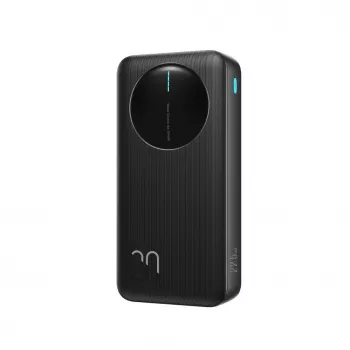Powerbank Joyroom JR-PBF14 Pro 22.5W 20000mAh digitaalse ekraaniga 2x USB-A 1x USB-C - Must