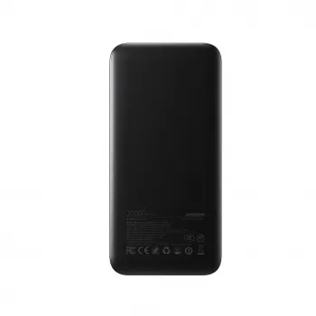 Powerbank Joyroom JR-PBF14 Pro 22.5W 20000mAh digitaalse ekraaniga 2x USB-A 1x USB-C - Must