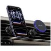 USAMS Magnetiline õhutusava autohoidik nutitelefonidele, 360° pöörlemine, must