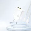 Dudao A26TEU GaN 25W USB-C USB-A seinadapter valge