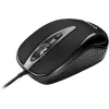 YENKEE YMS 1025 BK QUITO USB-juhtmega hiir, optiline, 1000 DPI, 4 nuppu, must