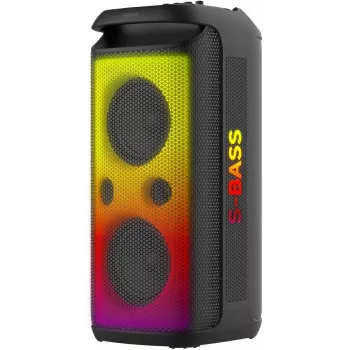 SENCOR Partycon BOOST Power 250W kaasaskantav Bluetooth peosüsteem TWS, IPX4, LED, FM-raadio, karaoke ja mikrofoniga