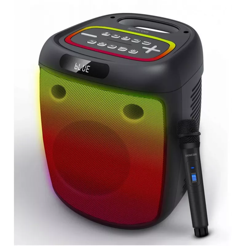 SENCOR Partycon BASE kaasaskantav Bluetooth kõlar 100W, IPX4, TWS, LED