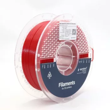 GEMBIRD Filament PETG High Speed, 1.75 mm, 1 kg, Punane