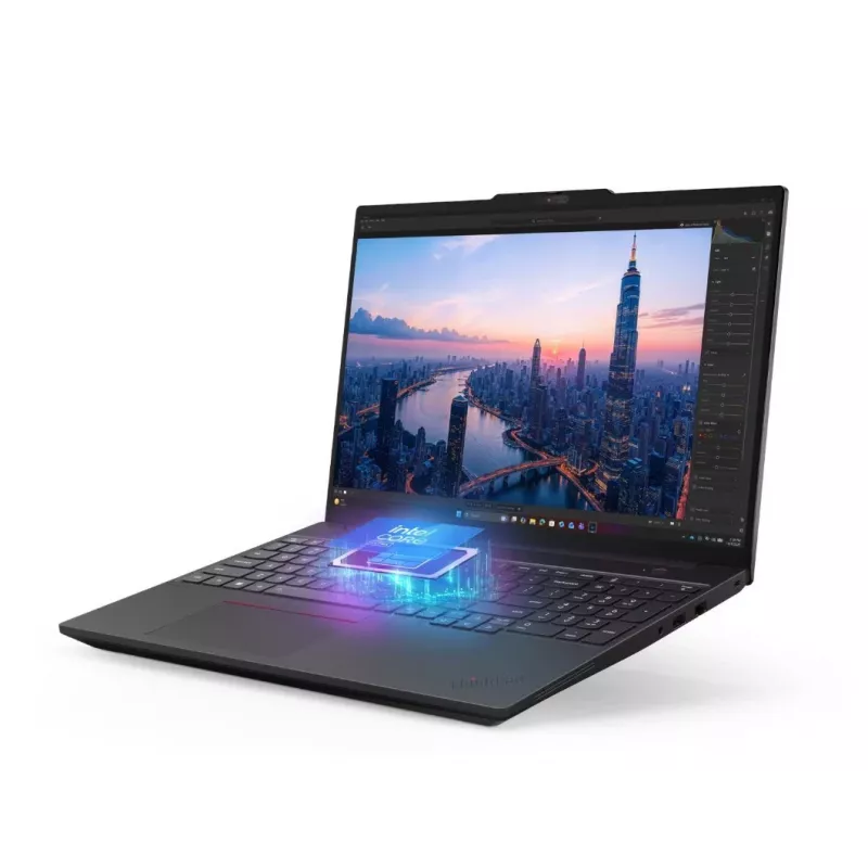 Lenovo ThinkPad T16 Gen 5 Ultrabook - Intel Core Ultra 5 325, 16GB RAM, 512GB SSD, 16.0 inch WUXGA IPS, Windows 11 Pro, must, 3-aastane Premier tugi + CO2 kompensatsioon