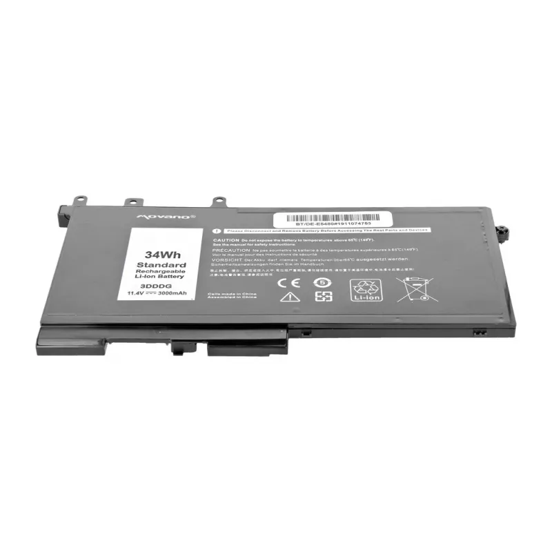 MITSU Aku 3DDDG Dell Latitude 5280 5480 5495 5580 jaoks - 3000 mAh (34 Wh)