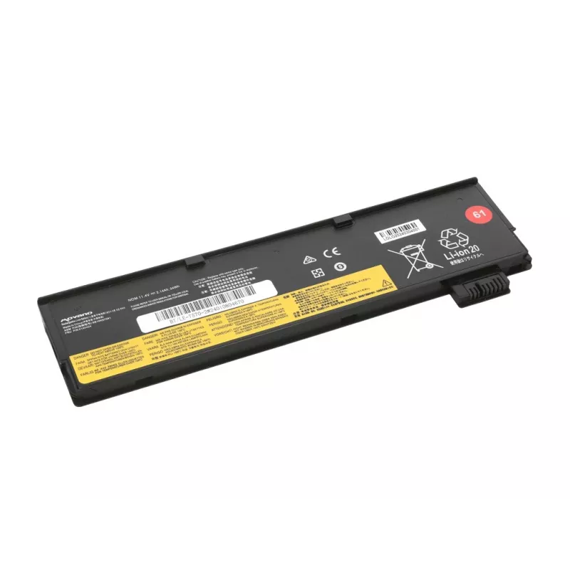MITSU Aku SB10K97582 Lenovo ThinkPad T470 T570 jaoks - 2140 mAh (24 Wh)