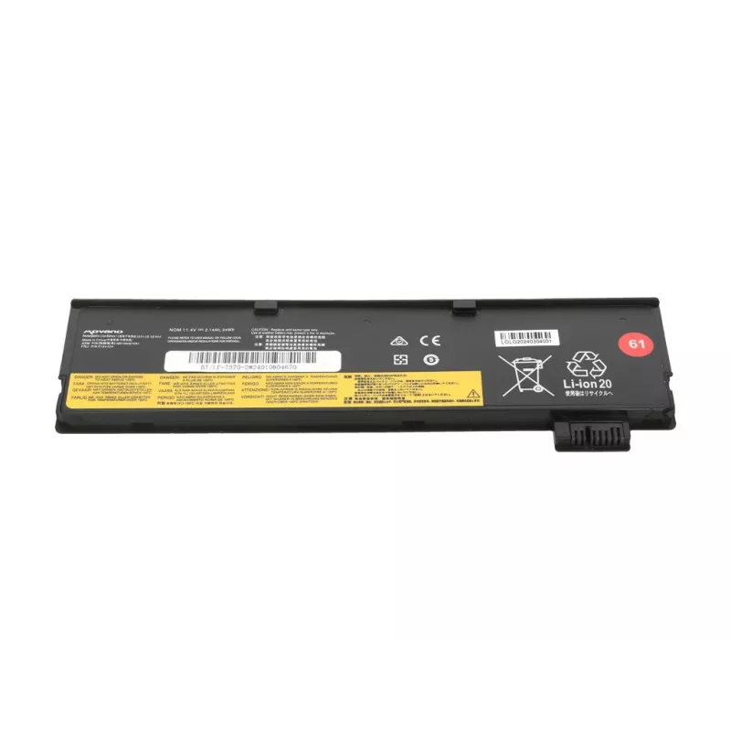 MITSU Aku SB10K97582 Lenovo ThinkPad T470 T570 jaoks - 2140 mAh (24 Wh)