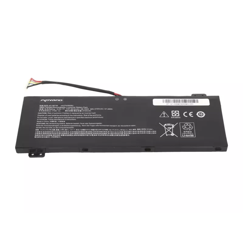 MITSU Aku AP18E7M Acer Nitro 5 AN515-54 AN517-51 jaoks