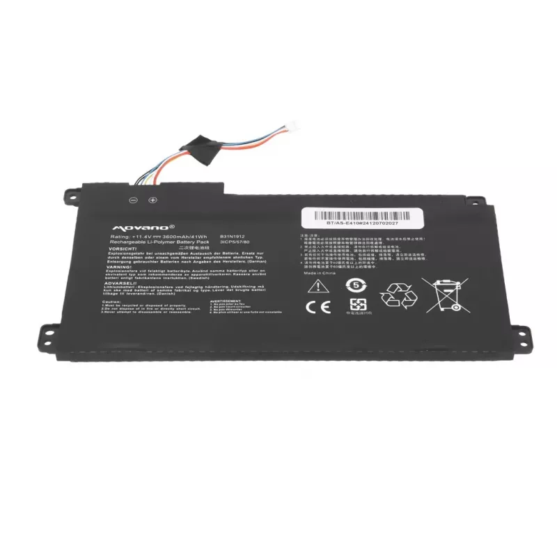 MITSU Aku B31N1912 C31N1912 Asus E410MA L410MA jaoks - 3600 mAh (41 Wh)