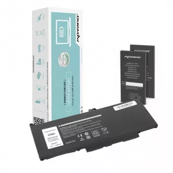 MITSU Aku MXV9V Dell Latitude 5300 5310 7300 7400 jaoks - 7200 mAh (55 Wh)