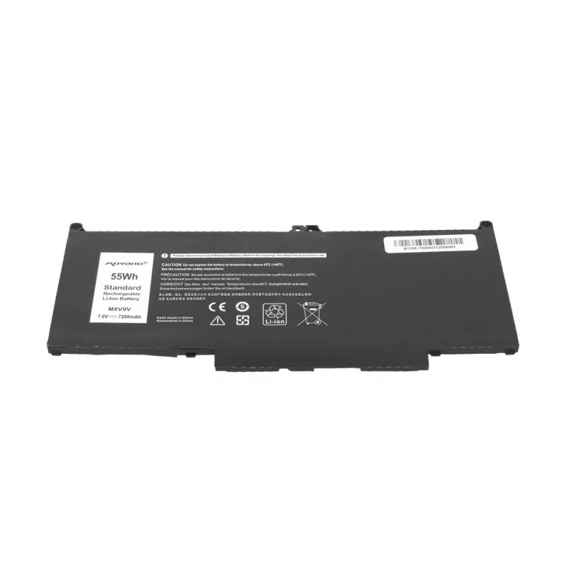 MITSU Aku MXV9V Dell Latitude 5300 5310 7300 7400 jaoks - 7200 mAh (55 Wh)