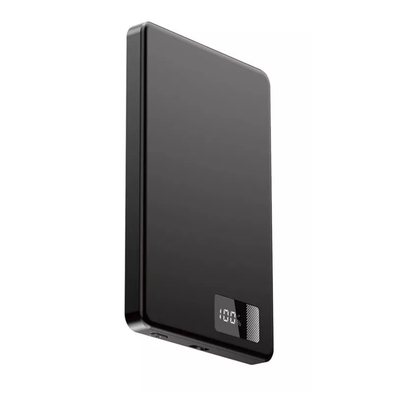 GEMBIRD PB05-WPC15M-LCD-01 Traadita magnetiline akupank 5000mAh 15W LCD must