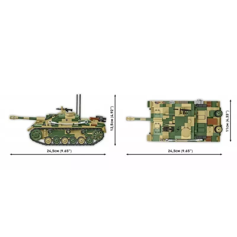 COBI KLOCKI StuG III Ausf. G ehitusklotside komplekt - 955 tükki