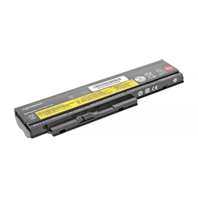 MOVANO Aku 42T4865 Lenovo X220 X220i X220s X220T jaoks - 4400 mAh (48 Wh)