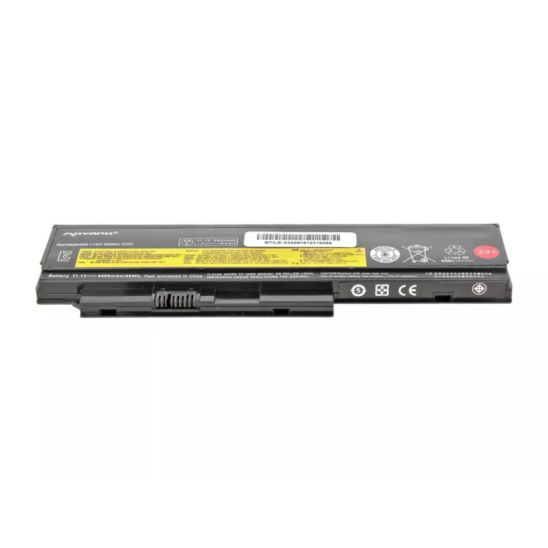 MOVANO Aku 42T4865 Lenovo X220 X220i X220s X220T jaoks - 4400 mAh (48 Wh)