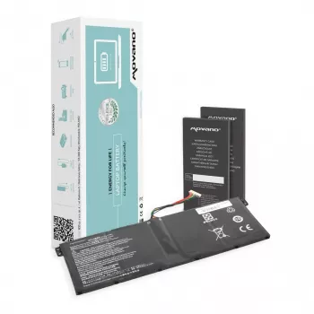 MITSU Aku AC14B3K AC14B7K AC14B8K Acer E3-111 jaoks - 3600 mAh (55 Wh)