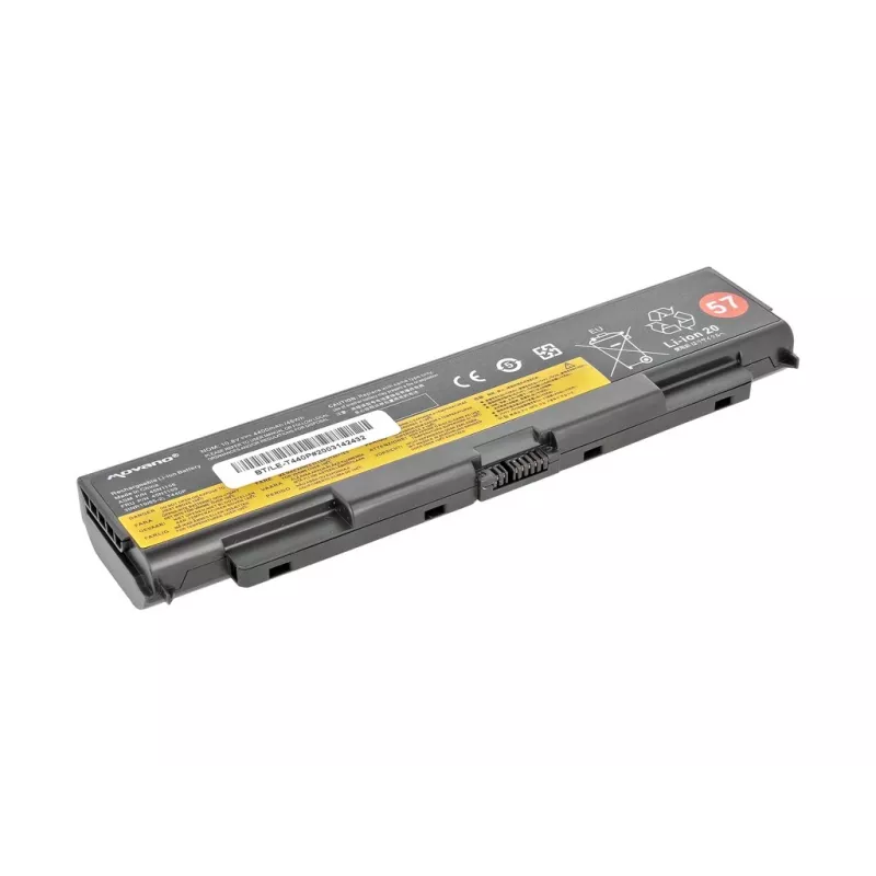 MOVANO Aku 45N1153 Lenovo ThinkPad W540 L540 T440P jaoks - 4400 mAh (48 Wh)