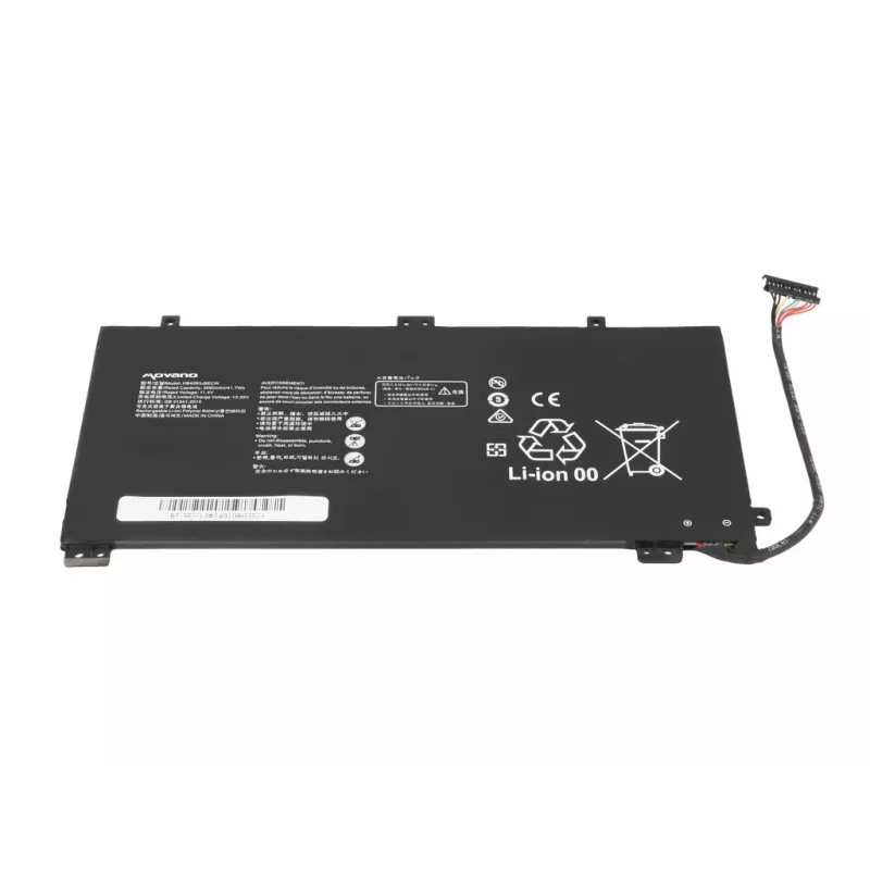 MOVANO Aku Huawei MateBook 13 WRT-W19 WX9 W29 HN-W19 HB4593J6ECW jaoks - 3660 mAh (41.7 Wh)