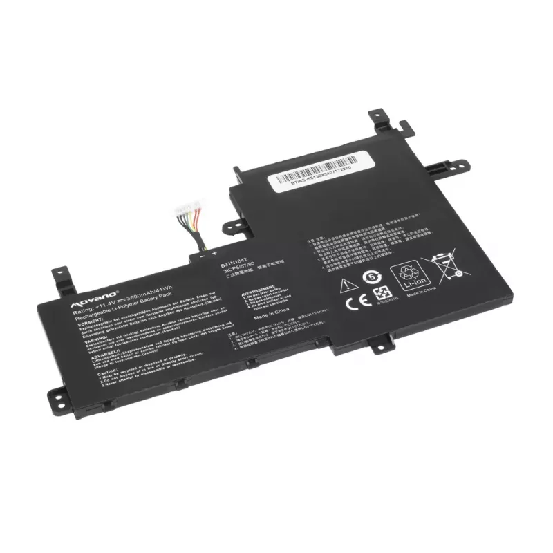 MITSU Aku B31N1842 Asus Vivobook K513E M513I S513E V531FA X531F jaoks - 3600 mAh (41 Wh)