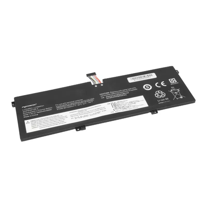 MOVANO Aku L17C4PH1 Lenovo Yoga C930-13IKB jaoks - 7600 mAh (58 Wh)