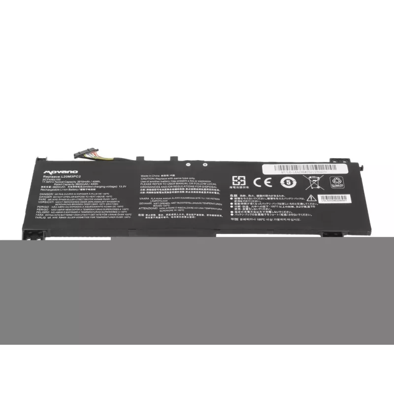 MOVANO Aku L20C3PC2 L20M3PC2 L20L3PC2 Lenovo IdeaPad Gaming 3 15ACH6 15IHU6 jaoks - 3750 mAh (43 Wh)