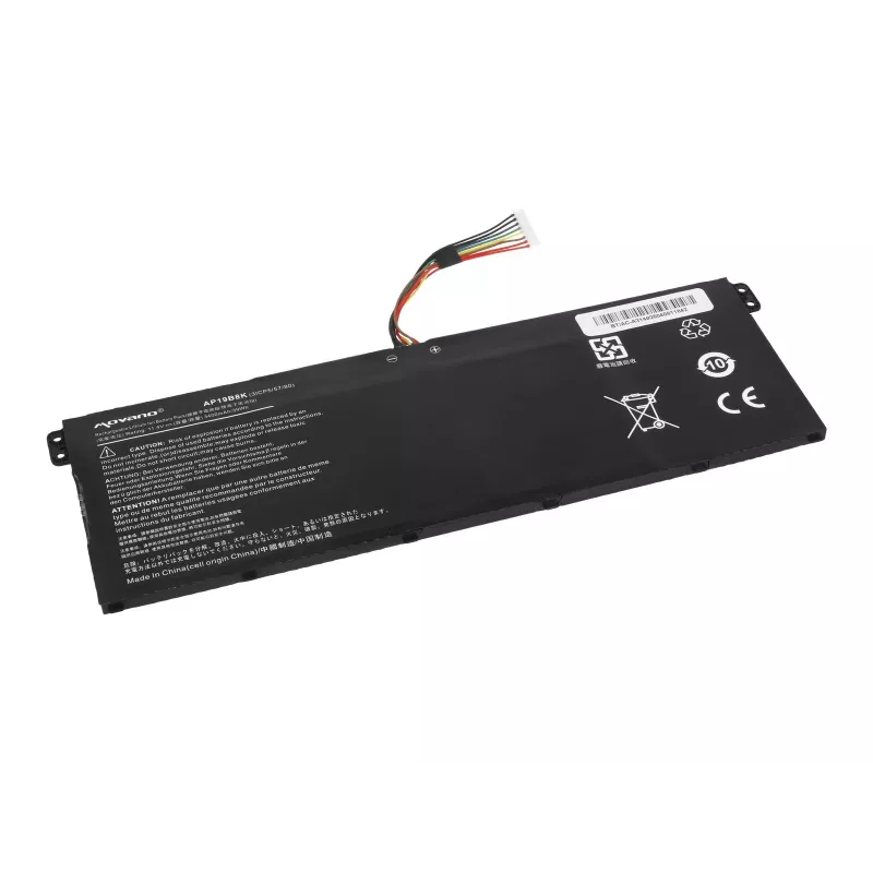 MOVANO Aku AP19B8K Acer Aspire 3 A314-22 A315-56 A315-57 A315-58 A317 jaoks - 3400 mAh (39 Wh)