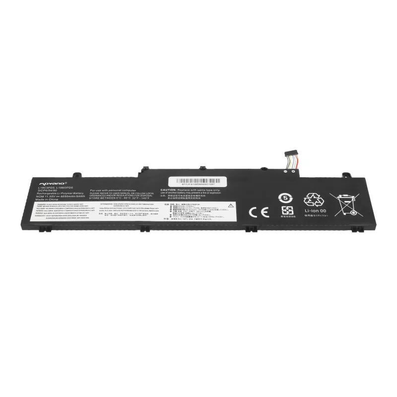 MOVANO Aku L19M3PD5 L19C3PD5 L19D3PD5 Lenovo ThinkPad E14 E15 Gen2 Gen3 Gen4 jaoks - 4650 mAh (54 Wh)