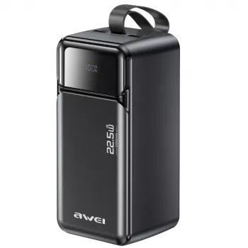 AWEI PA-106 Power Bank 50000mAh 22.5W PD 3xUSB-C Must
