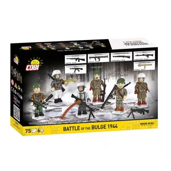 COBI Small Army Battle of the Bulge 1944 ehitusklotside komplekt, 75 tükki, 1 USA sõdurikuju