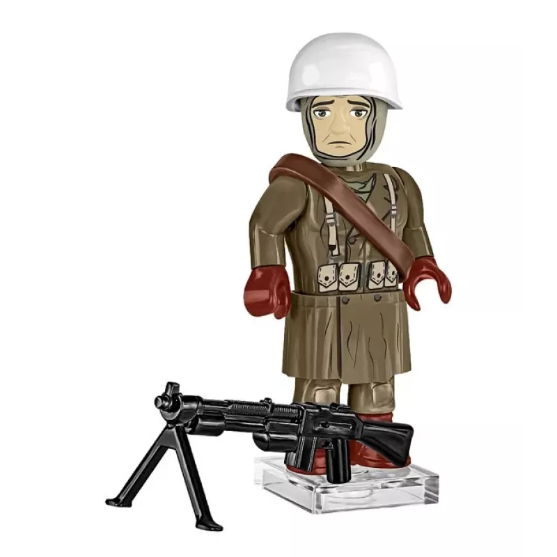 COBI Small Army Battle of the Bulge 1944 ehitusklotside komplekt, 75 tükki, 1 USA sõdurikuju