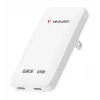 Verbatim Slim GaN laadija 2 porti 65W (EL/UK/USA) Valge