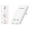 Verbatim Slim GaN laadija 2 porti 65W (EL/UK/USA) Valge