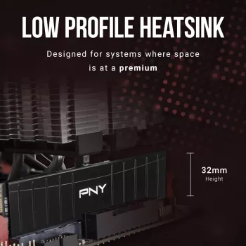 PNY 16GB DDR4 3200MHz madala profiiliga lauaarvuti mälumoodul