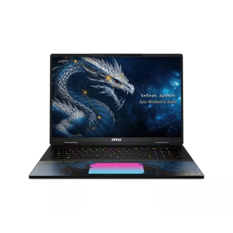 MSI Titan 18 HX Dragon Edition Draco Epic A2WJ-1218 (Intel Core Ultra 9 290HX Plus, 96GB RAM, 4TB SSD, RTX 5090, 18 inch QHD+ 240Hz, Windows 11 Home, must)
