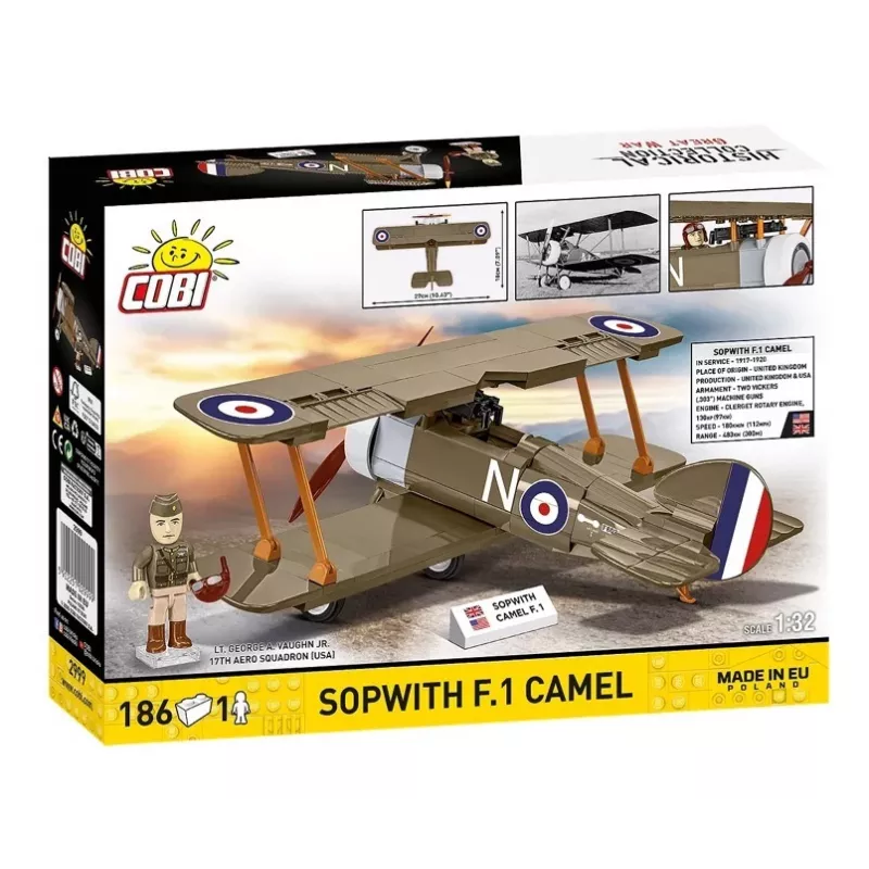 COBI 186 tk HC SUUR SÕDA / 2999 / Sopwith F.1 Camel