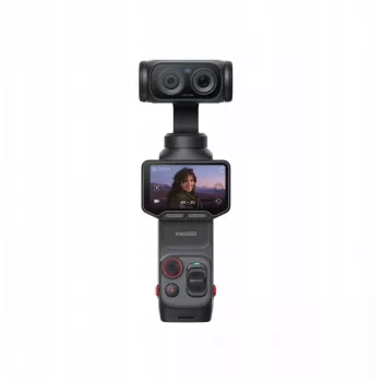 Insta360 Luna Ultra Standard Bundle Cosmic Black 5.7K 360-kaamera 1-tollise anduriga, FlowState stabiliseerimine, 72MP fotod, 2.29 inch puuteekraan, 81-min aku