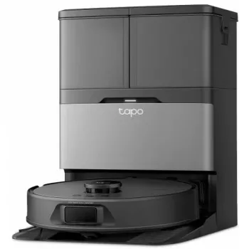 TP-LINK Tapo RV50 Pro Omni robotolükkur Auto-Empty dokiga, LiDAR-navigatsioon, 4200 Pa imemisjõud, heliline puhastus, 300 min tööaeg, valge