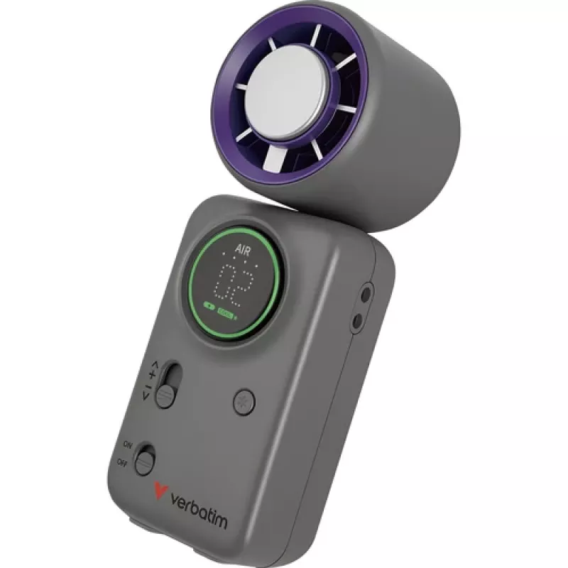 Verbatim Cool'n'Go Ice Touch Mini käeshoitav ventilaator (lilla/hall)