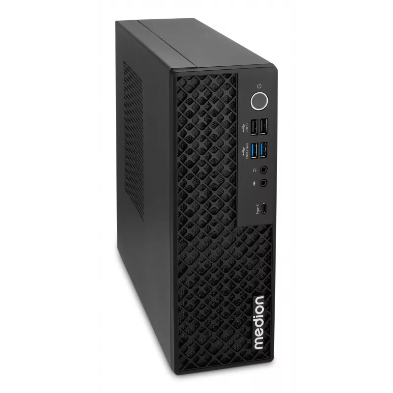 Medion 10026214 PICOWORX T80III MD340101 Mini arvuti, Intel Processor N100, 16GB RAM, 512GB SSD, Windows 11 Pro, Wi-Fi 6, must