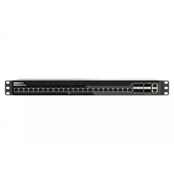 QNAP QSW-M7230-2X4F24T 30-pordiline mitme gigabiti haldatav lüliti, 2x100GbE QSFP28, 4x25GbE SFP28, 24x10GbE RJ45, Layer 3 Lite