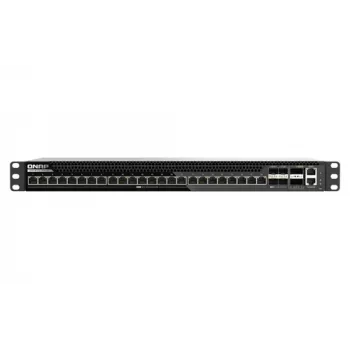 QNAP QSW-M7230-2X4F24T 30-pordiline mitme gigabiti haldatav lüliti, 2x100GbE QSFP28, 4x25GbE SFP28, 24x10GbE RJ45, Layer 3 Lite