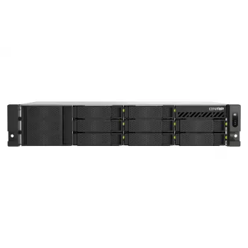 QNAP TS-H1065EU-RP 10-kohaline riiulikinnitusega NAS Intel Xeon D-1622, 16GB RAM, 2.5GbE, redundantne toiteplokk