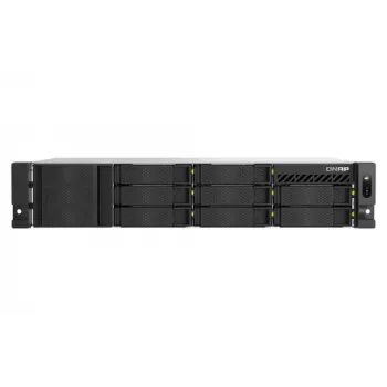 QNAP TS-H1065EU-RP 10-kohaline riiulikinnitusega NAS Intel Xeon D-1622, 16GB RAM, 2.5GbE, redundantne toiteplokk