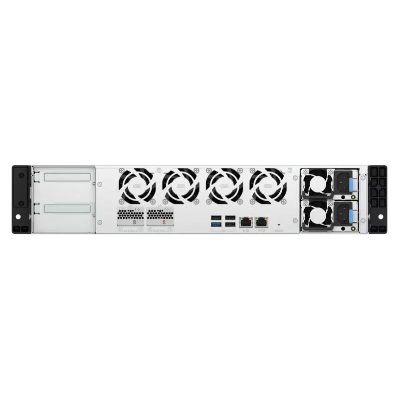 QNAP TS-H1065EU-RP 10-kohaline riiulikinnitusega NAS Intel Xeon D-1622, 16GB RAM, 2.5GbE, redundantne toiteplokk