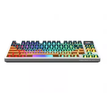 MSI Forge GK600 TKL traadita mehaaniline mänguklaviatuur - Mars US ANSI, kolme režiimiga, vahetatavate Forge lülititega, RGB taustvalgustusega, PBT klahvikorkidega