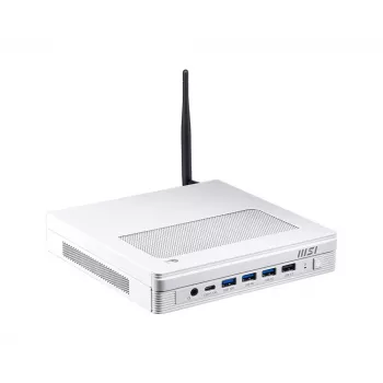 MSI PRO DP10 A14MG-007BEU Mini PC, Intel Pentium Gold G7400, 8GB RAM, 256GB SSD, Wi-Fi 6, Valge