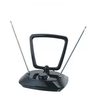 Philips SDV5200/12 sise-TV-antenn 5G-filteriga, DVB-T/T2, 1,85 m koaksiaalkaabel, must