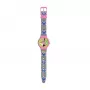 PULIO analoogkell plekk-karbis - Disney Minnie Mouse, roosa PU-nahast rihm, kvartskell, 30mm metallisulamist korpus, veekindel, tüdrukutele 6+
